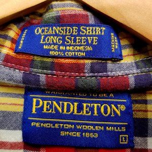 Mens Pendleton Plaid Shirt